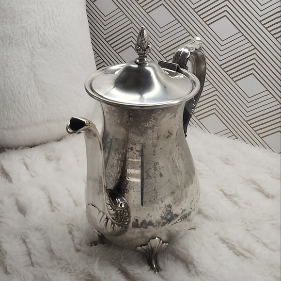 Vintage Bristol Silver EPCA Silver-Plated Ornate Footed Pitcher - Picture 3 of 10